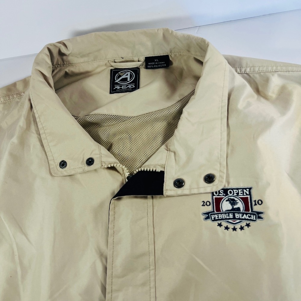 Ahead Authentics US Open 2010 Pebble Beach Golf Jacket XL Windbreaker